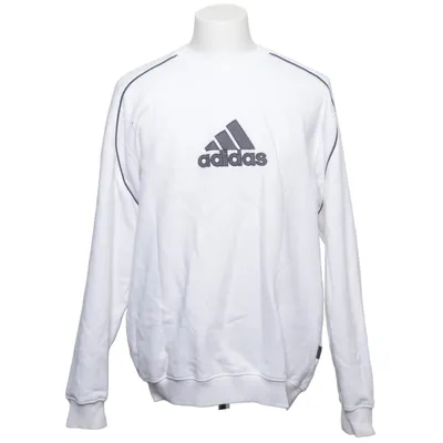 Sweatshirt (White, Black) from Adidas Cotton, Polyester