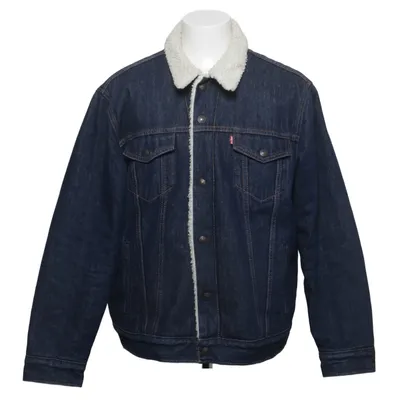 Fodrad jeansjacka (Blå) från Levi's Premium Bomull, Pälsimitation, Polyester