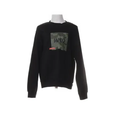 Collegetröja (Svart, Flerfärgad) från Warp Bomull, Polyester