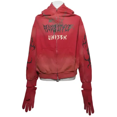 Capuchon sweater (Rood) van Lelestyle Katoen