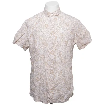 Chemise à manches courtes (Blanc, Marron) de Premium by Jack & Jones Lin, Coton recyclé