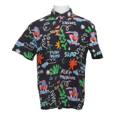 Short sleeve shirt (Black, Multicolored) from H&M x Liunic Cotton