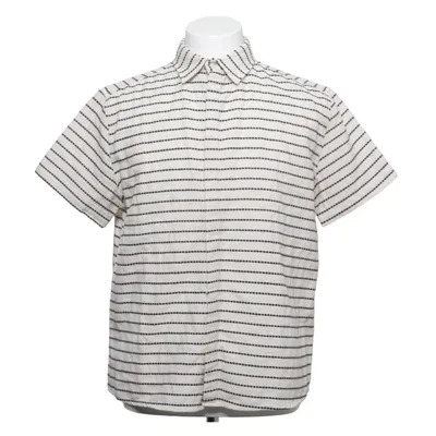 Short sleeve shirt (Beige, Black) from Marfinno