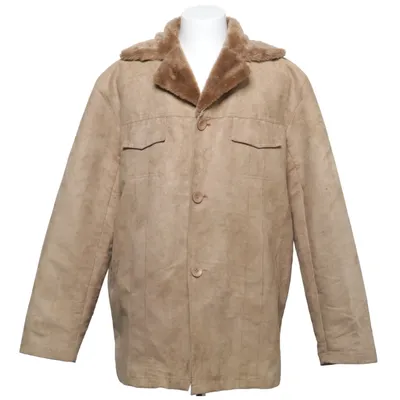 Shearling jas (Beige) van Smog Polyester