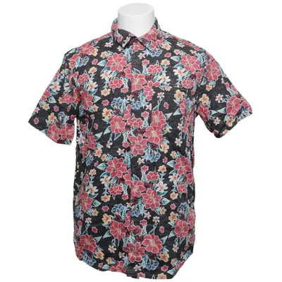 Chemise à manches courtes (Noir, Multicolore) de Hurley Coton, Élasthane