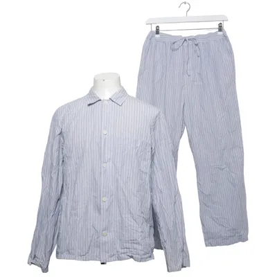 Pyjamasz (Blå, Hvid) fra Arket Bomuld