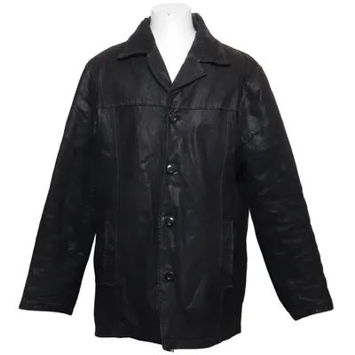 Läderjacka (Svart) från Molltan Skinn, Polyester