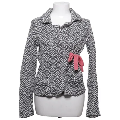 Wrap cardigan (Black, White) from Playback Cotton