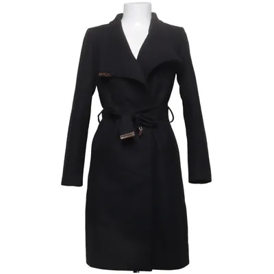 Coat (Black) from Ted Baker Cashmere, Elastane, Polyamide, Recycled polyester, Wool