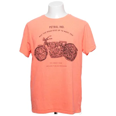 T-shirt (Oranje) van Petrol Industries Katoen, Polyester