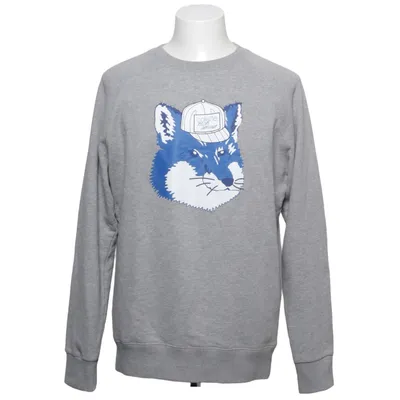 Sweatshirt (Grau, Blau, Weiß) von Maison Kitsuné Baumwolle