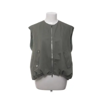Ydervest (Grøn) fra Massimo Dutti Bomuld, Linned