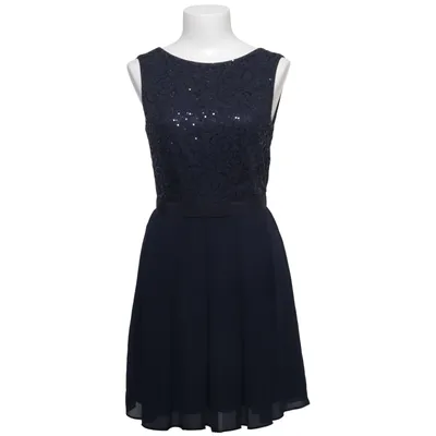 Cocktailjurk (Blauw) van Marie Lund Katoen, Polyamide, Polyester