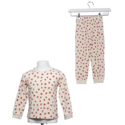 Pyjamasz (Beige, Rød, Grøn) fra Åhléns Kids Elastan, Økologisk bomuld