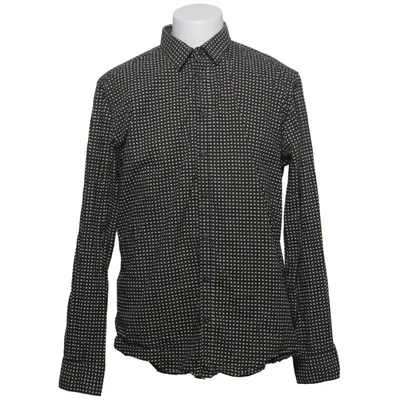 Chemise (Noir, Jaune, Blanc) de No Excess Coton, Élasthane