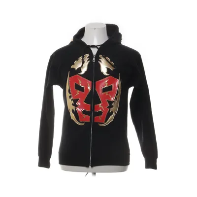 Capuchon sweater (Zwart, Meerkleurig) van Gildan Katoen, Polyester
