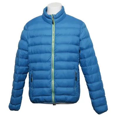Lightweight jacket (Blue, Yellow) from Our Planet Down, Feather, Polyamide, Polyester