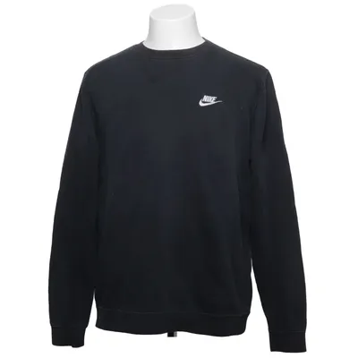 Collegetröja (Svart) från Nike Bomull, Polyester