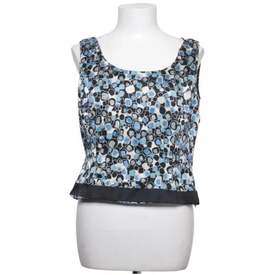 Top (Black, Blue, White, Multicolored) from Tahari Acetate, Silk