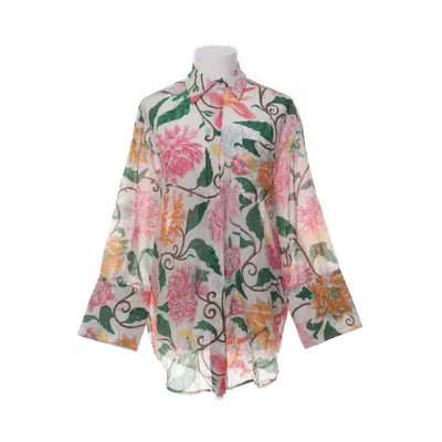 Shirt (White, Multicolored) from GANT Cotton, Silk