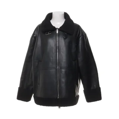 Shearling jas (Zwart) van STOCKH LM Polyester, Polyurethaan