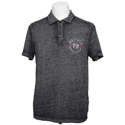 Polo (Gris) de Buffalo David Bitton Coton, Polyester