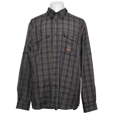 Flannel shirt (Gray, Brown) from Kuru Nature Seeker Polyester