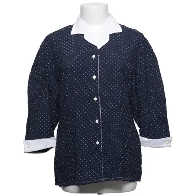 Bluse (Blau, Weiß) von Kurt Kellermann Polyamid, Viskose