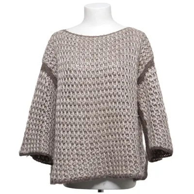 Pull-over (Gris, Blanc) de United Colors of Benetton Acrylique, Laine d'alpaga, Mohair, Polyamide, Polyester