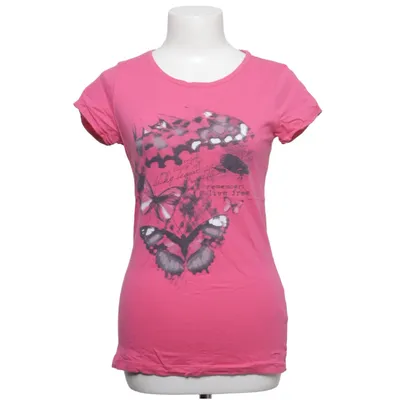 T-shirt (Pink) fra Tom Tailor Denim Bomuld