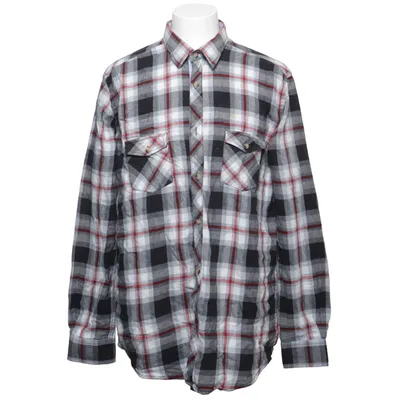 Flanellskjorta (Svart, Vit, Röd) från Skill Bomull
