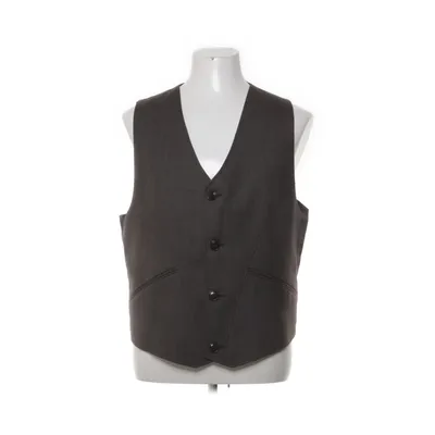 Jakkesætsvest (Sort, Brun) fra Bertoni Polyester, Uld