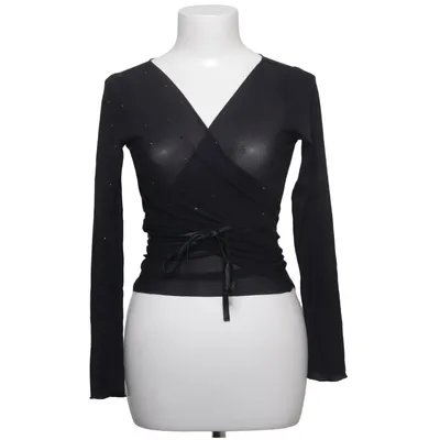 Wickelbluse (Schwarz) von Múus Polyamid