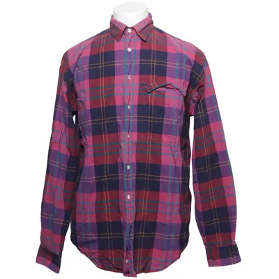 Flanellskjorta (Röd, Blå, Lila, Flerfärgad) från GANT Bomull