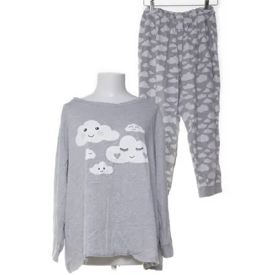 Pyjamas (Grå) från Rainbow Bomull, Viskos