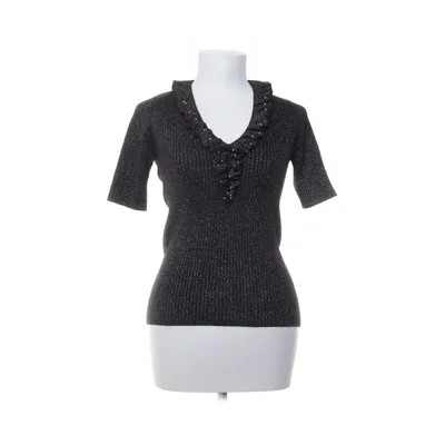 Top (Zwart, Zilver) van Sandro Paris Metallvezel, Polyamide, Polyester, Viscose