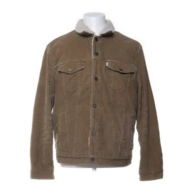 Fodrad jeansjacka (Beige) från Levi Strauss & Co Polyester, Pälsimitation