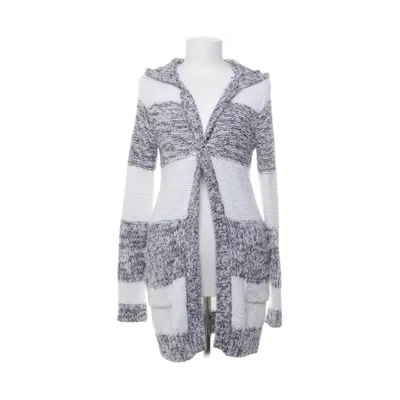 Cardigan (White, Gray) from Michael Kors Acrylic, Cotton, Nylon
