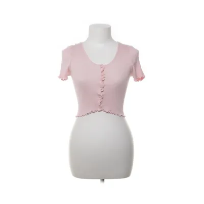 Crop top (Rosa) från Barbara Kristoffersen by Rosemunde Bomull, Silke