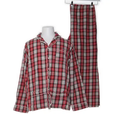 Pyjamasz (Rød, Hvid) fra GANT Bomuld