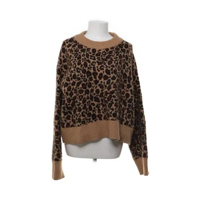Sweater (Brun, Flerfarvet) fra Zara Knit Akryl, Elastan, Polyester