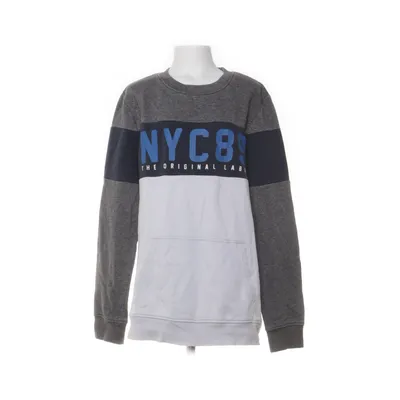 Sweatshirt (White, Gray, Blue) from Skate Nation Cotton, Polyester