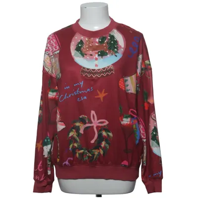 Julesweater (Rød, Flerfarvet) fra Next Bomuld, Elastan, Genanvendt polyester