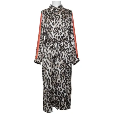 Shirt dress (Brown, Black, Orange) from JS Millenium Polyester