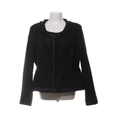 Blazer (Noir) de Bandolera Acétate, Acrylique, Fibre métallique, Polyester, Laine