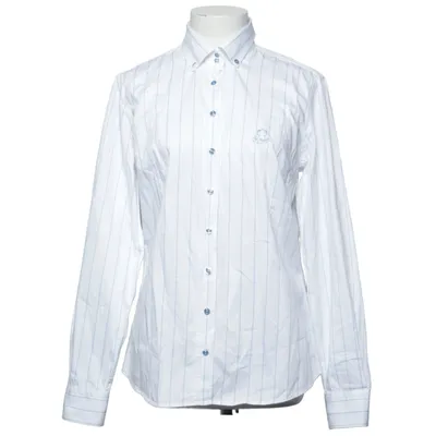 Shirt (White, Blue) from Lisa Campione Cotton