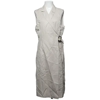 Wrap dress (Beige) from H&M Modern Classic Linen, Viscose