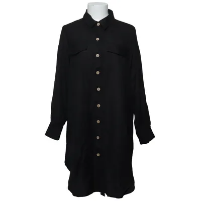 Shirt dress (Black) from Isolde Cotton, Viscose