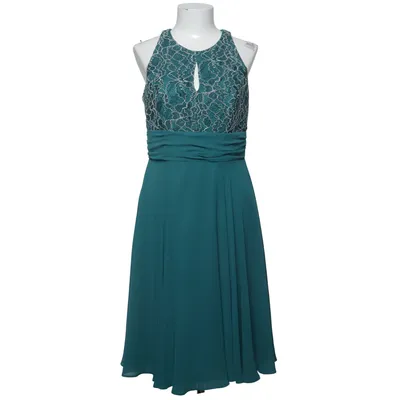 Robe de cocktail (Turquoise, Blanc) de Vera Mont