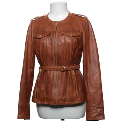 Veste en cuir (Marron) de Michael Kors Cuir